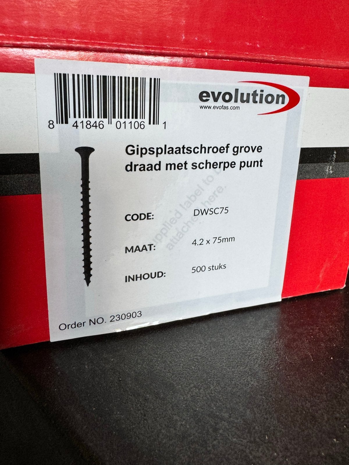 Gipsplaatschroeven 4,2 x 75 en 4,2 x 65, Ophalen of Verzenden, Nieuw, 50 tot 100 mm, Schroeven