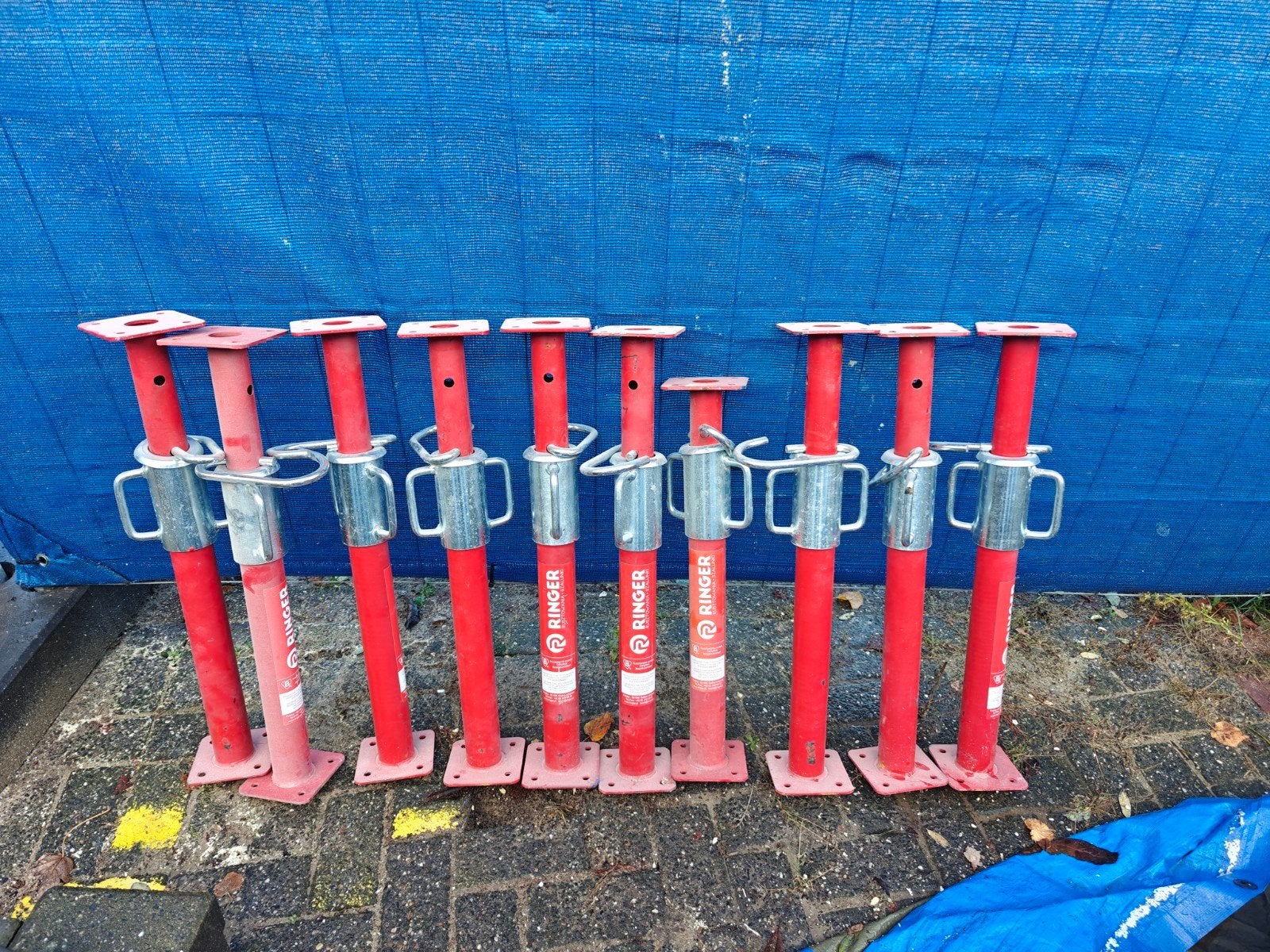 Ringer bouwstempels 60-100cm - 10 stuks, €20 p/s, Ophalen, Zo goed als nieuw, Overige typen, Minder dan 2 meter