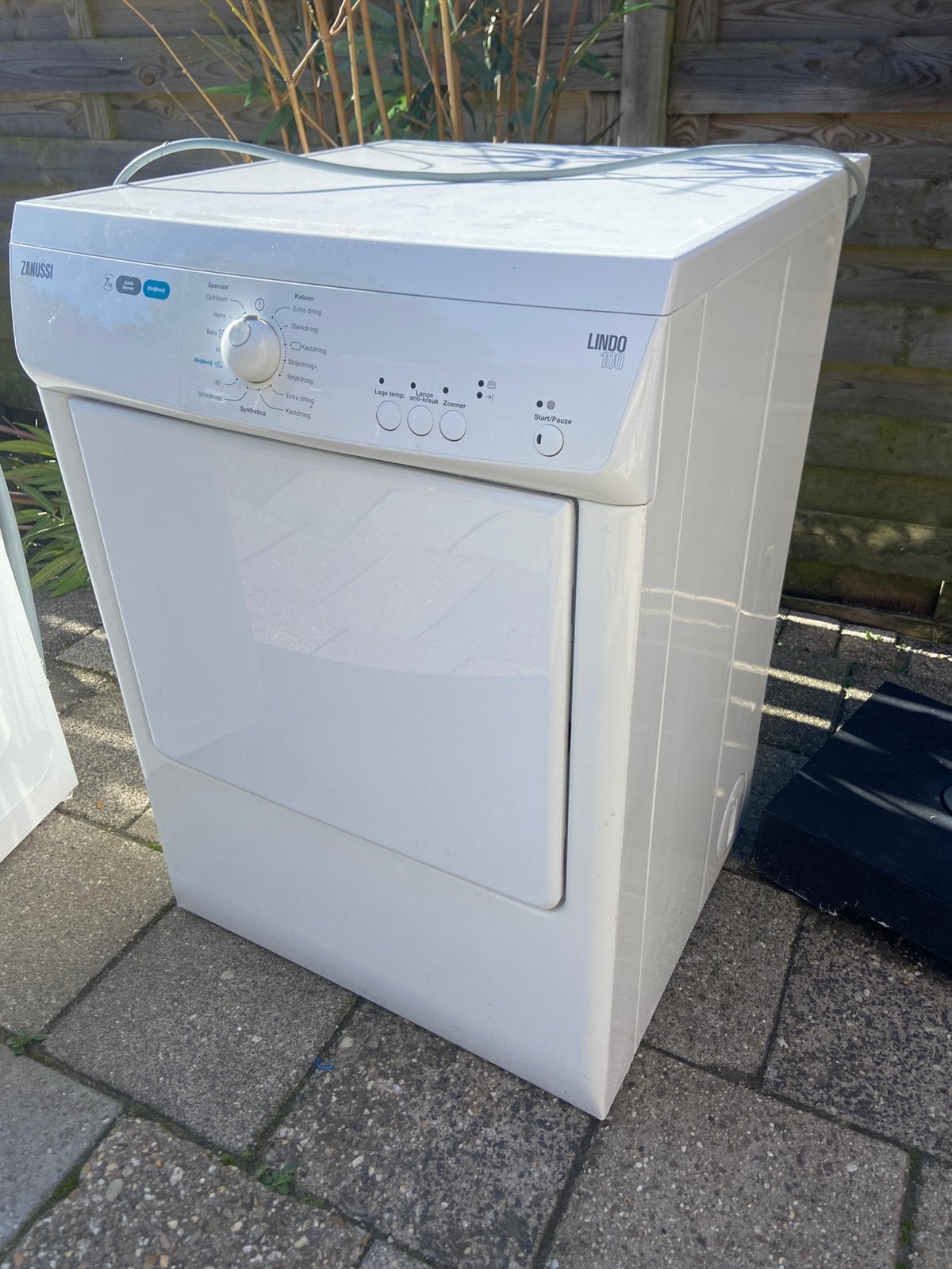 Droger zanussi, Ophalen, Gebruikt, Condens, 85 tot 90 cm