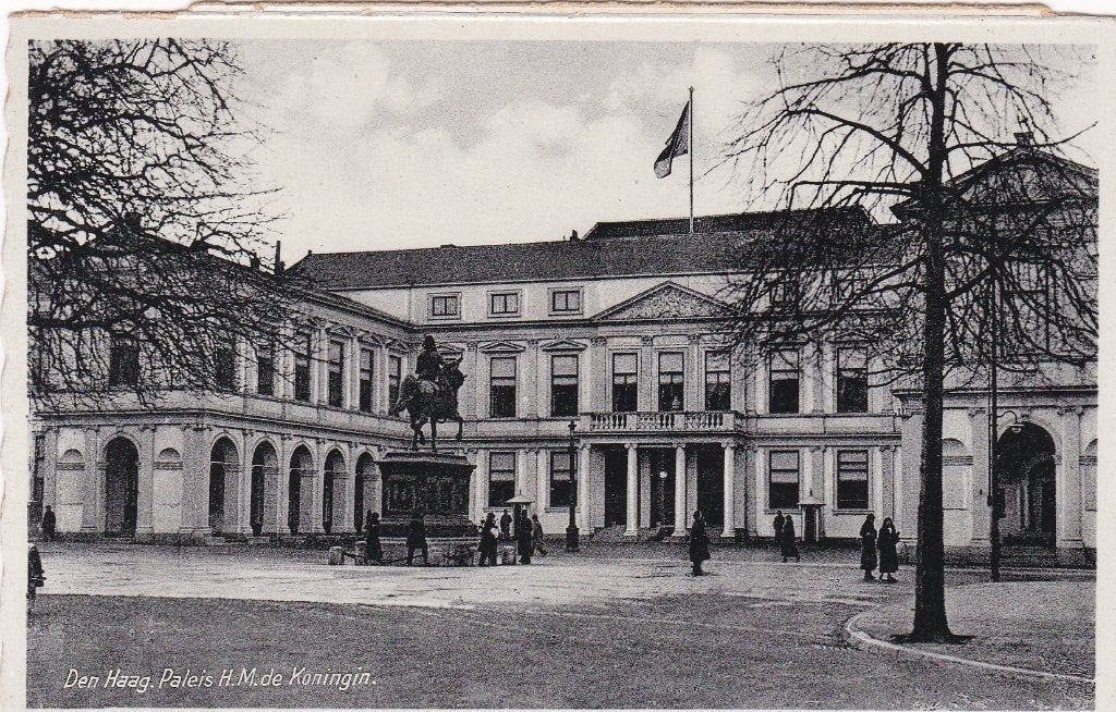 18946 Den Haag Paleis H M de koningin Rijswijk Leidschendam, Verzenden, 1920 tot 1940, Ongelopen, Zuid-Holland