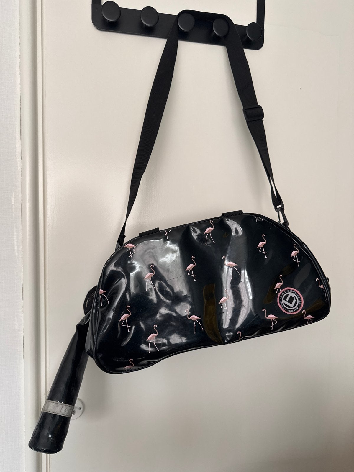 Leuke hockey tas met flamingo's, Ophalen of Verzenden, Gebruikt, Tas