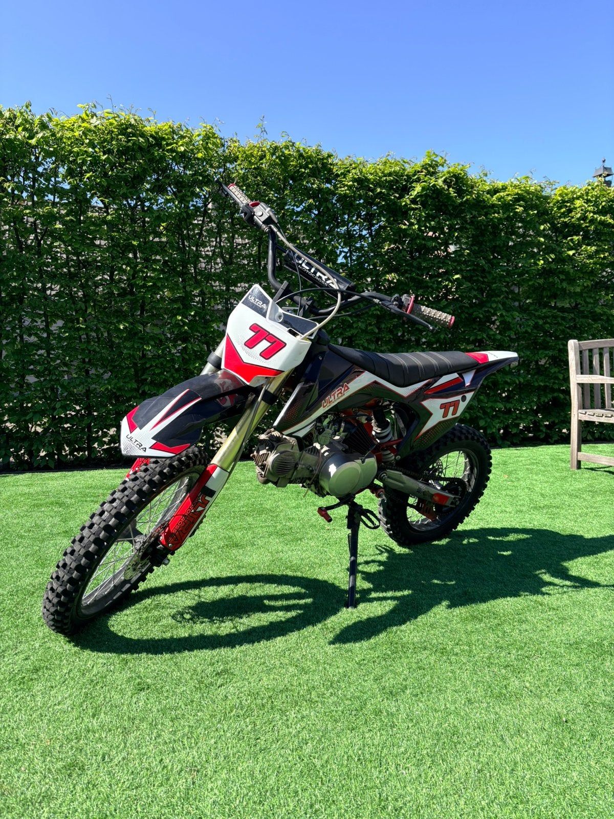 Ultra pitbike 140cc, Fietsen en Brommers, Zo goed als nieuw, 4 versnellingen, Ophalen, 140 cc