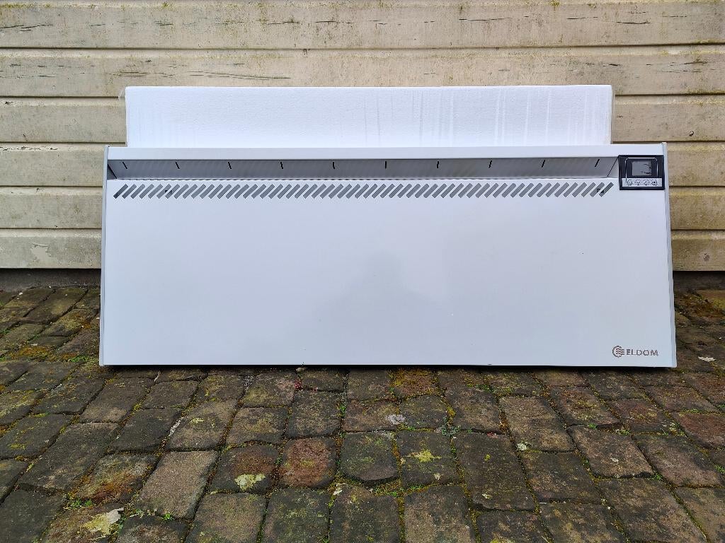 Elektrische wandconvector met elektronische thermostaat, 2kW, Huis en Inrichting, Kachels, Gebruikt, Hangend, Overige soorten