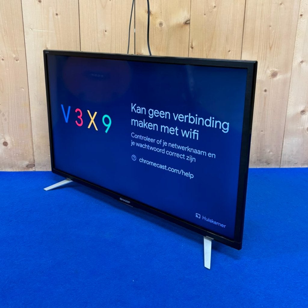 SHARP LCD 32 inch Televisie LC-32CHF5112E met Chromecast, Audio, Tv en Foto, Sharp, Zo goed als nieuw, https://global.sharp/contact/