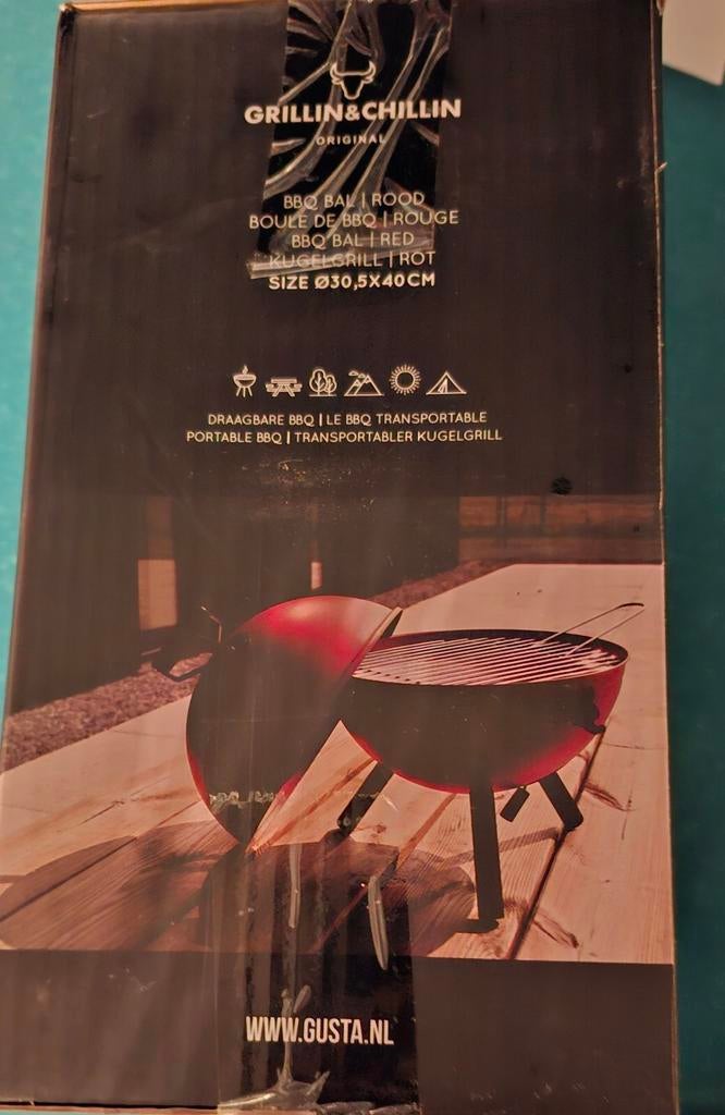 Gusta portable BBQ, Ophalen of Verzenden, Nieuw