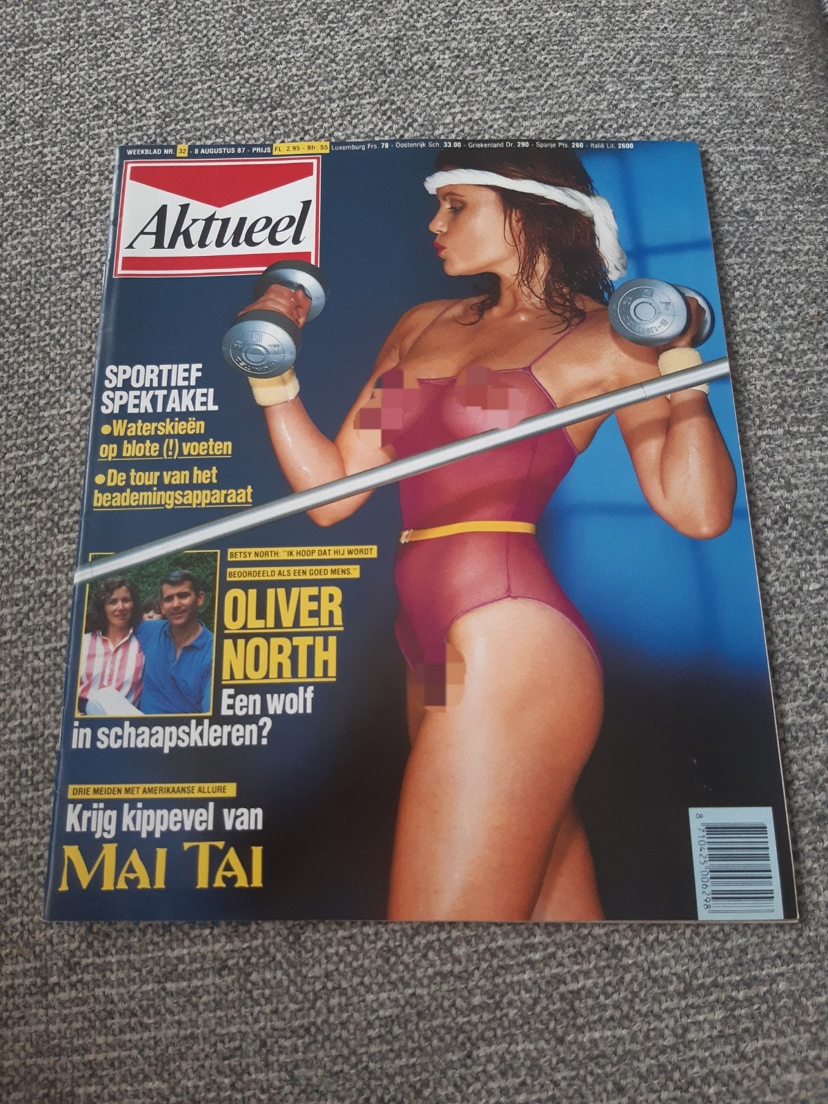 32.Aktueel 1987. Oliver North. Mai Tai. Erik de Zwart. Chine, Ophalen of Verzenden, 1980 tot heden, Tijdschrift