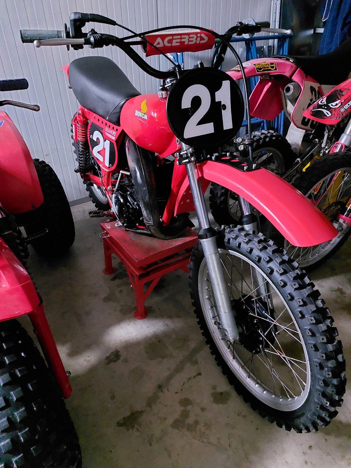 honda cr 250 elsinore 1976 + heel veel onderdelen, Ophalen of Verzenden