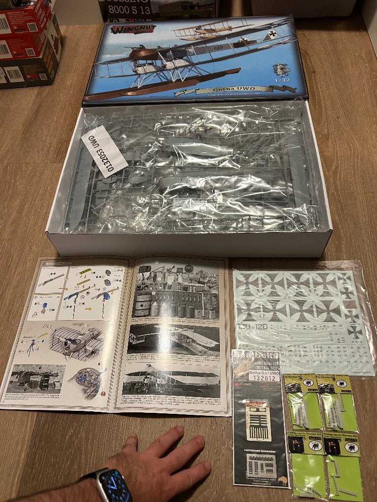 Wingnut Wings Gotha UWD (1/32) + EXTRA'S, Hobby en Vrije tijd, Modelbouw | Vliegtuigen en Helikopters, Nieuw, Vliegtuig, Groter dan 1:72