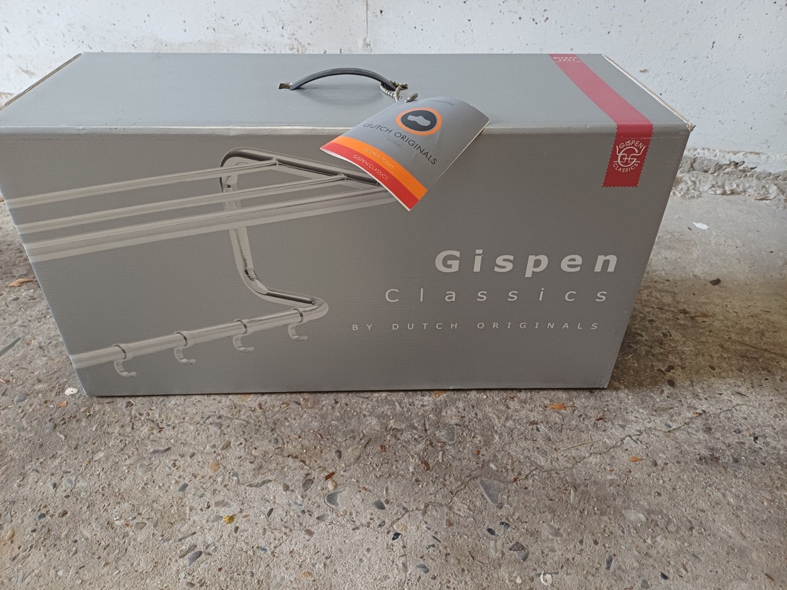 Nieuwe Gispen 1011 Wandkapstok - Dutch Originals, Nieuw, Minder dan 100 cm, Metaal, Ophalen