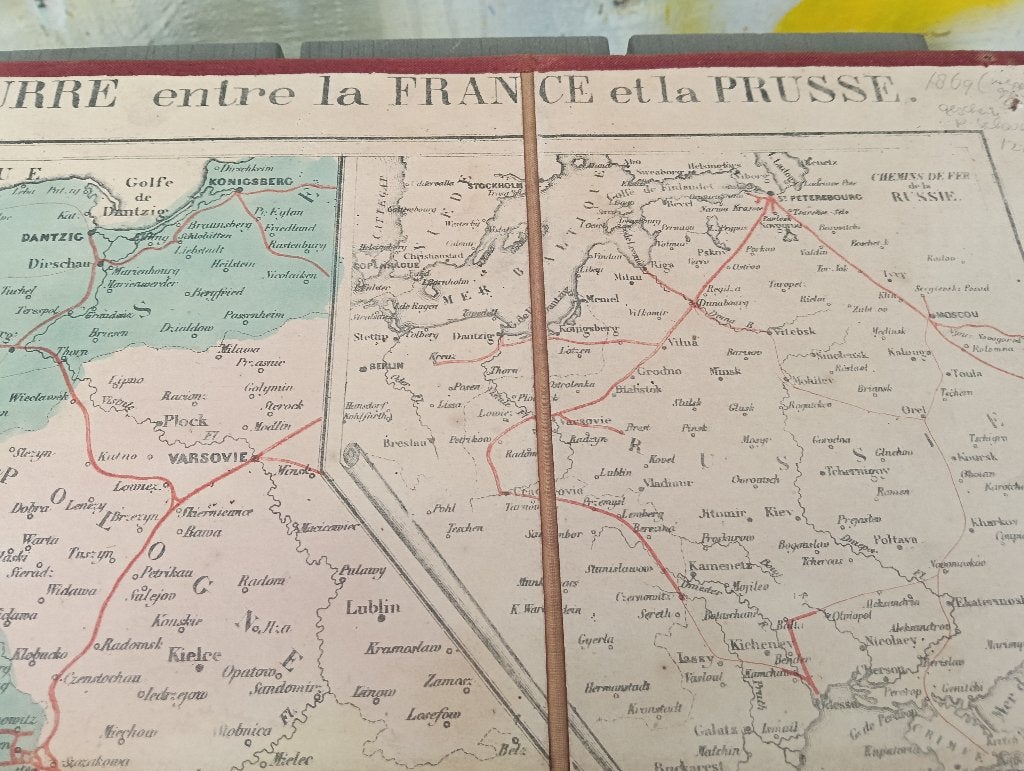 1870 Nouvelle carte speciale pour suivre...Gaaf!, Gelezen, Ophalen of Verzenden, Landkaart, 1800 tot 2000