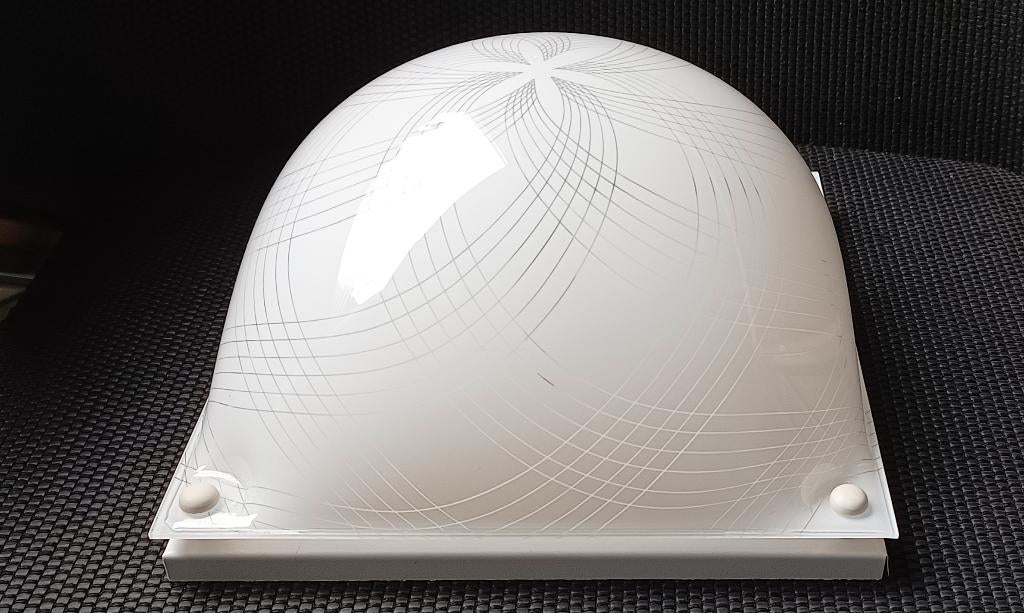 plafondlamp -Space Age -modernistische plafonnière  60/70s, Ophalen of Verzenden, Gebruikt, Overige materialen