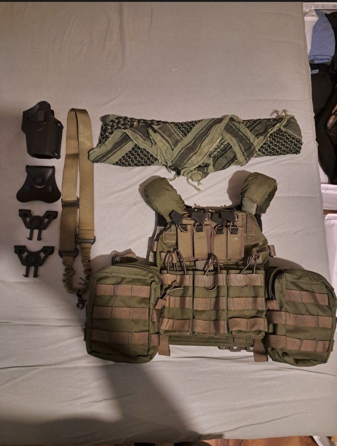 plate carrier met kogelwerende platen, Ophalen of Verzenden