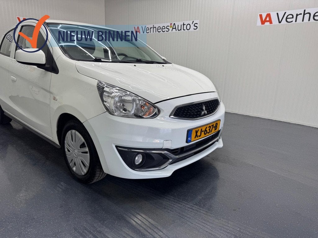 Mitsubishi Space Star 1.0 Cool+ (bj 2019), Voorwielaandrijving, Start-stop-systeem, Stof, Gebruikt