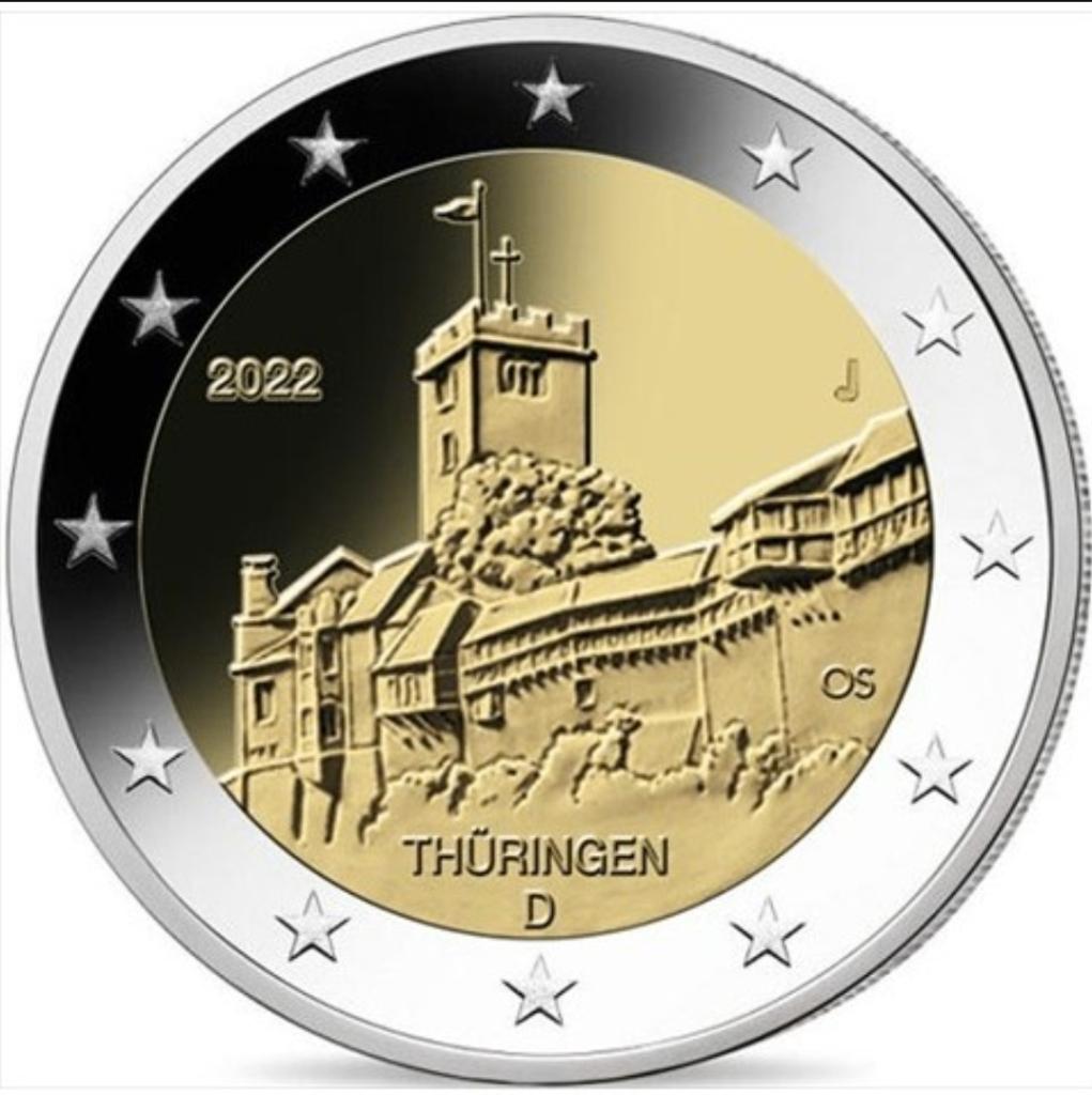 Euromunten, Postzegels en Munten, Munten | Europa | Euromunten, Ophalen of Verzenden, Duitsland, 2 euro, Losse munt