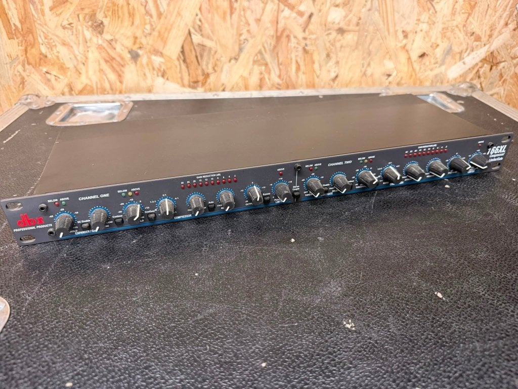 dbx 166XL Compressor / Limiter / Gate (2 stuks), Ophalen of Verzenden, Zo goed als nieuw, Compressor