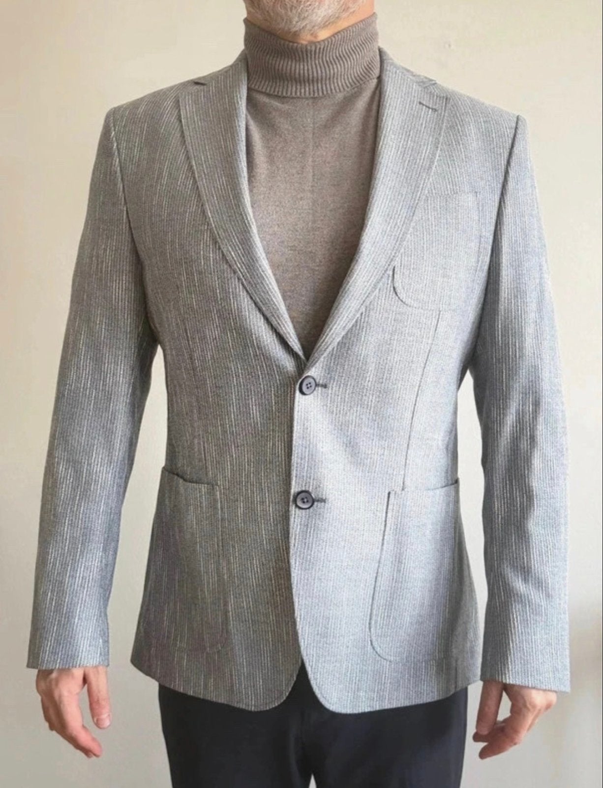 Nieuwe KIP Zilver Grijze Blazer Maat 48, Ophalen of Verzenden, Nieuw, Maat 48/50 (M), Grijs