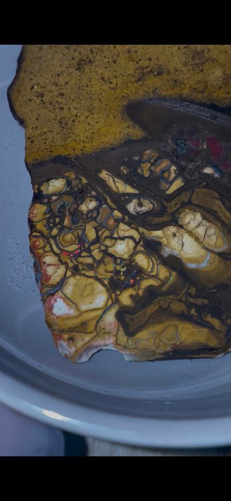Boulder Opaal 47,17 gram met prachtig kleurenspel, Ophalen of Verzenden, Nieuw