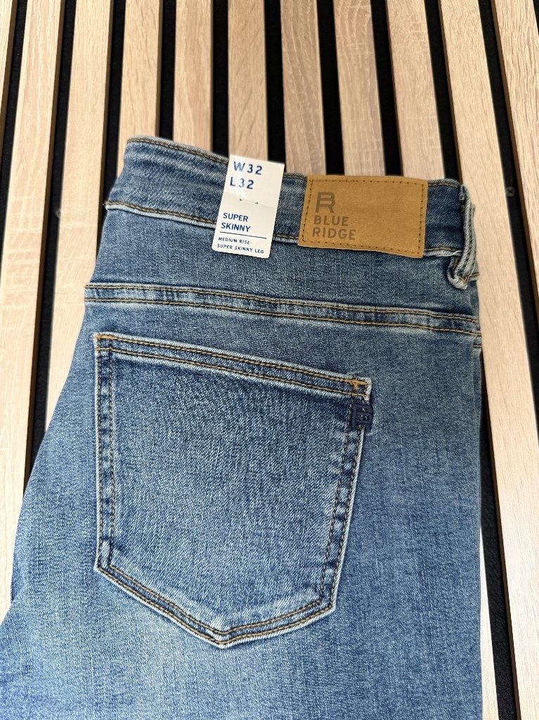 NIEUW WE Fashion Blue Ridge high waist skinny jeans W32/L32, Blauw, WE, Ophalen of Verzenden, Zo goed als nieuw