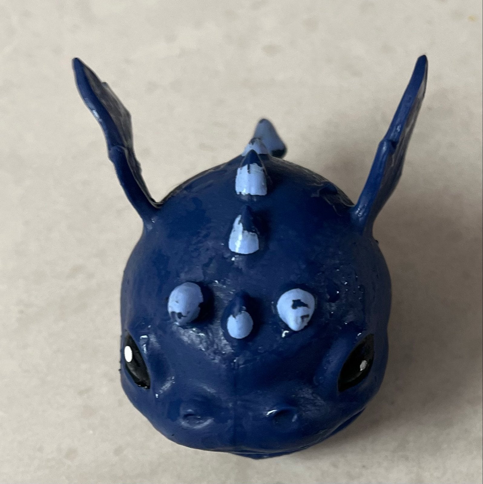 Leuke blauwe draak figuur - Squishy, Ophalen of Verzenden, Zo goed als nieuw