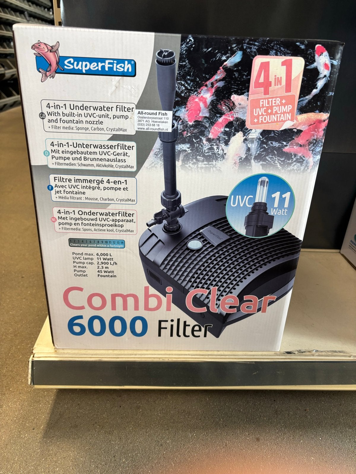 Nieuw SuperFish Combi Clear 6000 filter., Dieren en Toebehoren, Ophalen of Verzenden