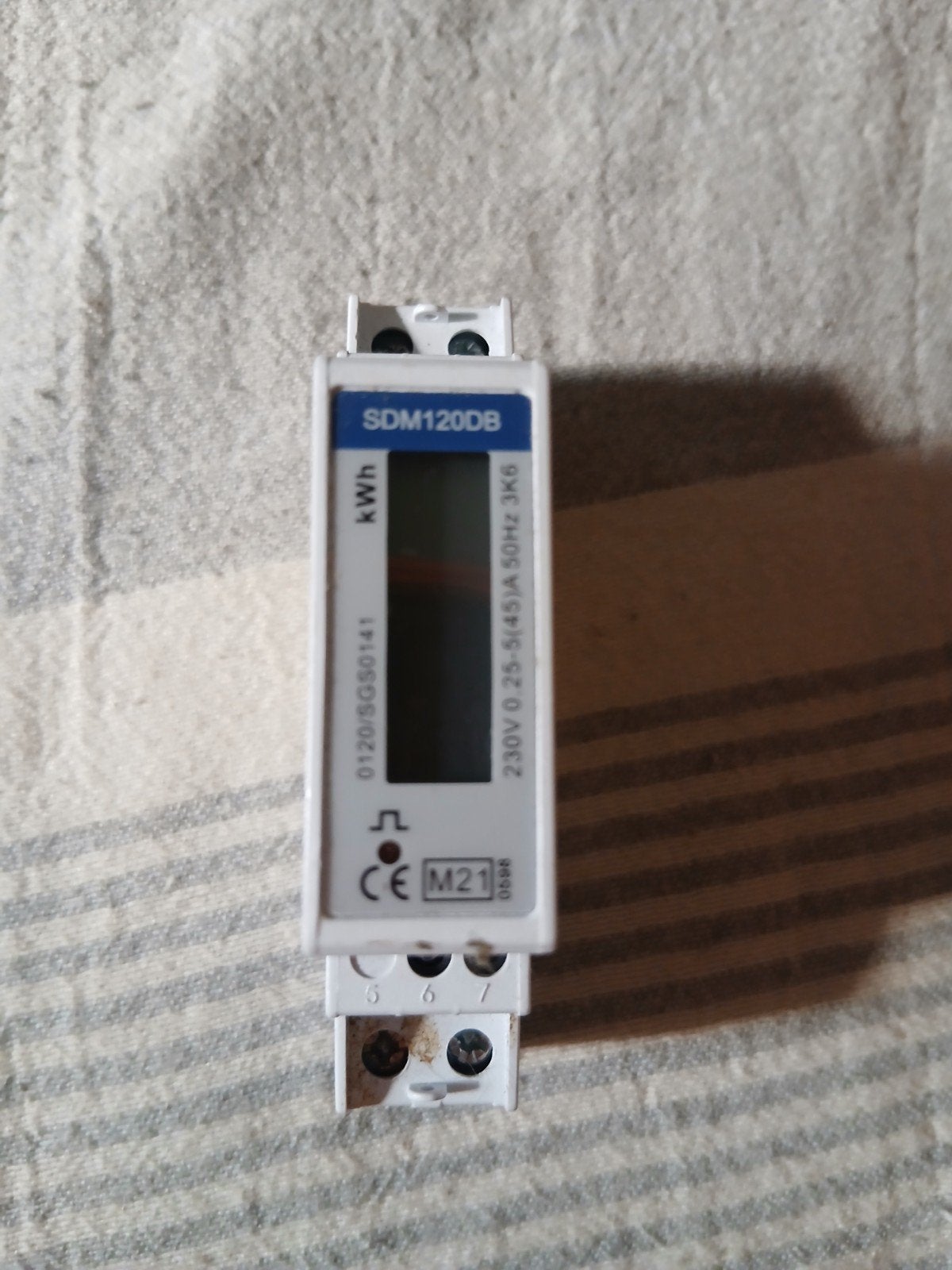SDM120DB kWh meter - Energiemeter 230V, Ophalen