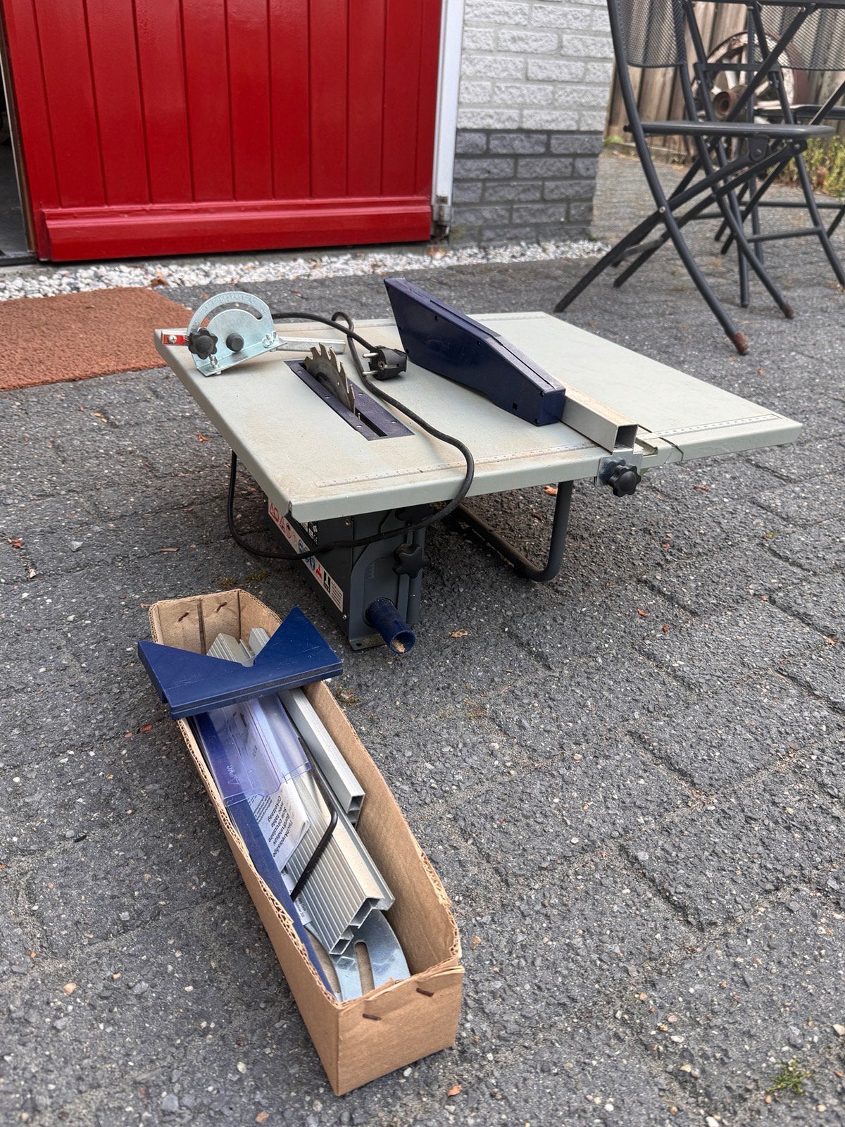 Top Craft TTS 800 tafelcirkelzaag (800watt), Ophalen, Cirkelzaag, 600 tot 1200 watt, Zo goed als nieuw