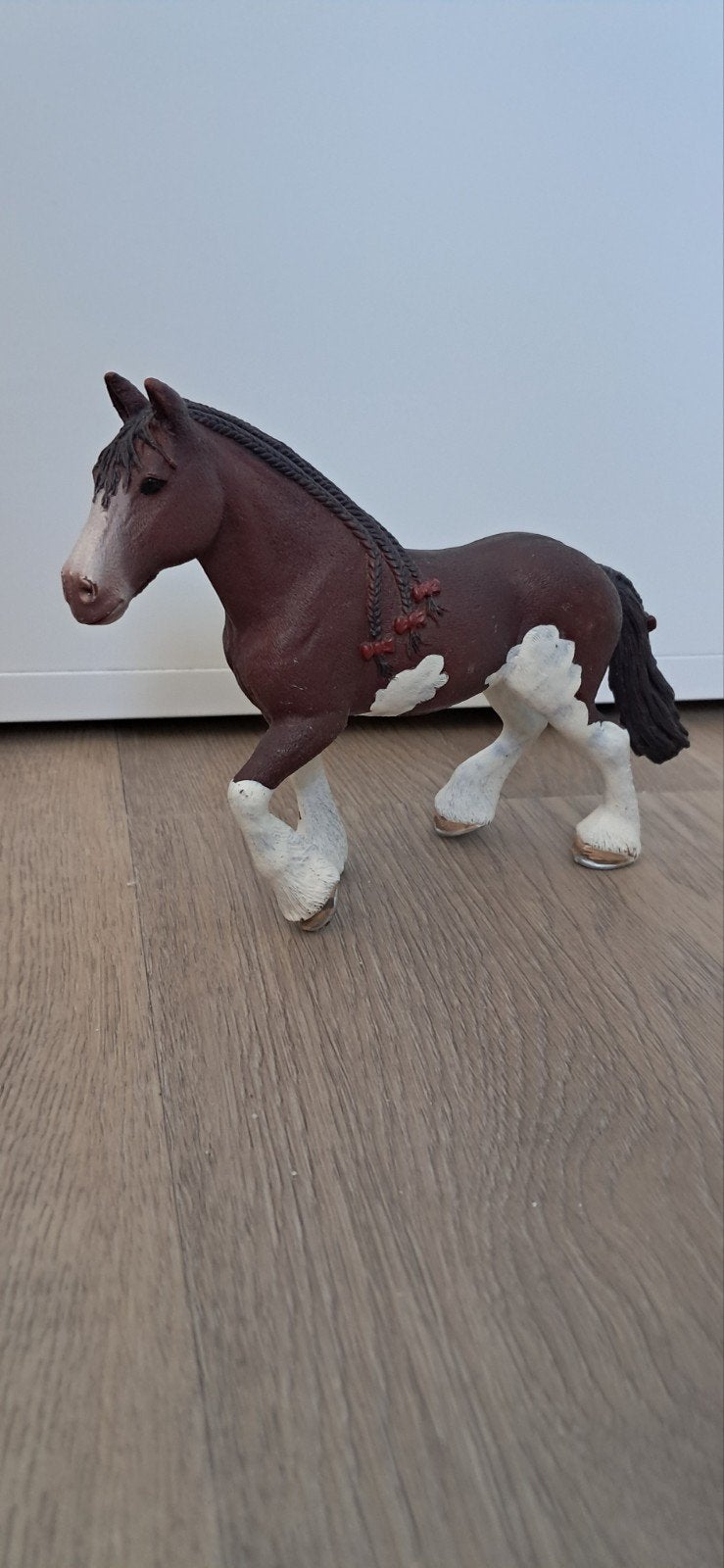Schleich 13809 clydesdale merrie, Ophalen of Verzenden, Zo goed als nieuw, Paard, Beeldje of Figuurtje