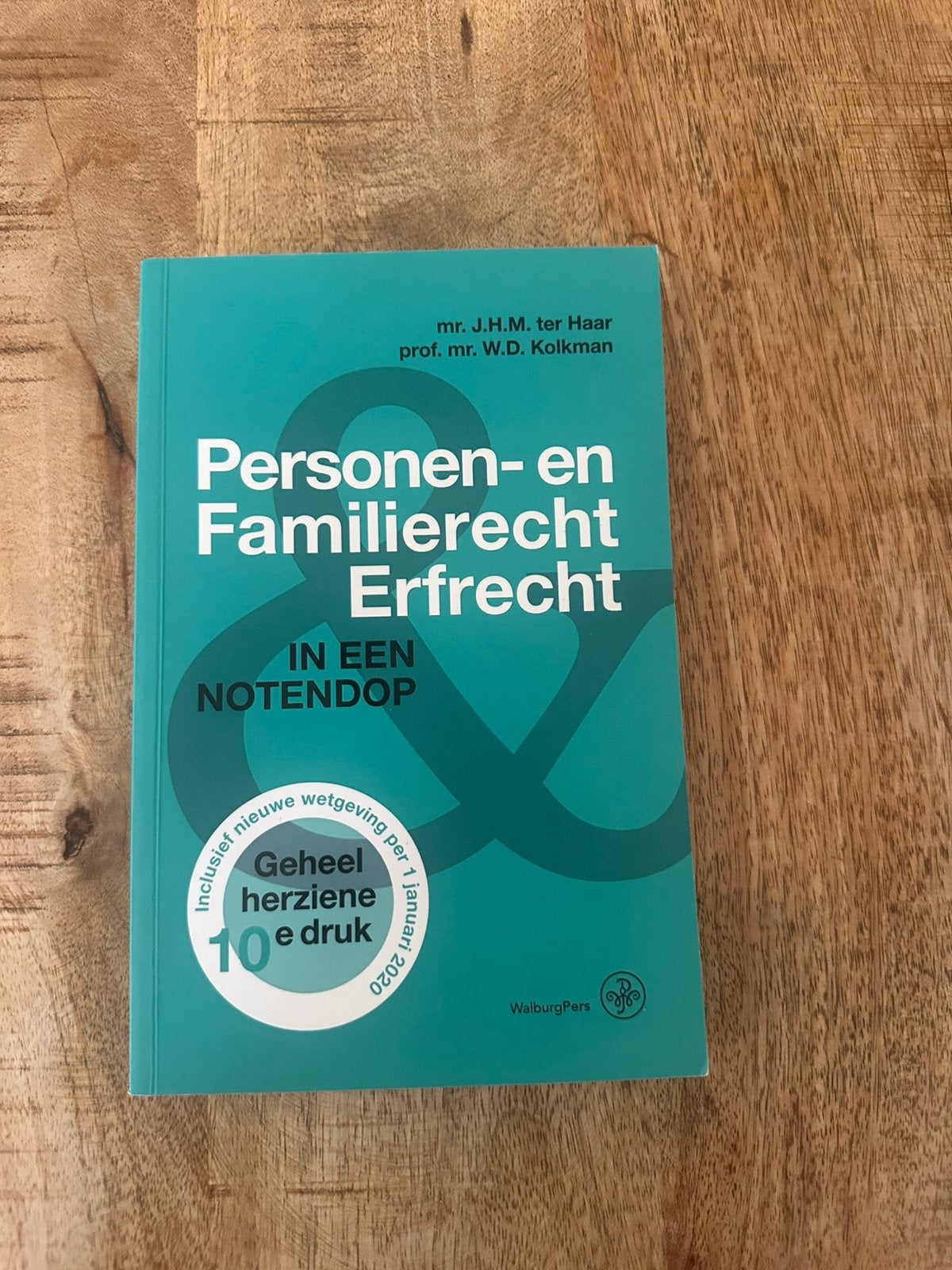 Boek Personen- en Familierecht & Erfrecht, Boeken, Ophalen of Verzenden, Zo goed als nieuw, J.H.M. ter Haar; W.D. Kolkman, Sociale wetenschap