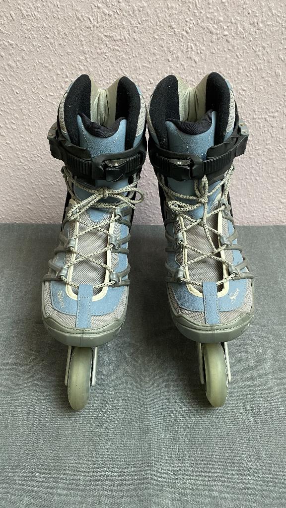 Salomon dames skates, Sport en Fitness, Skeelers, Gebruikt, Inline skates 4 wielen, Dames, Salomon