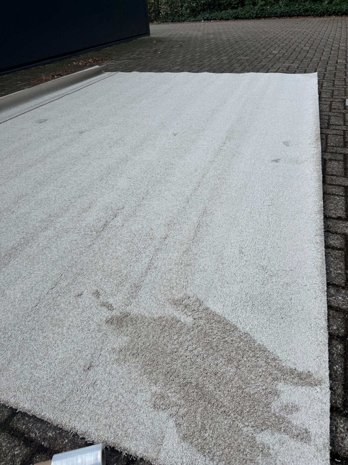 Uw trap van 13 treden bekleden met deze coupon tapijt, Gebruikt, Beige, 200 cm of meer, Ophalen of Verzenden