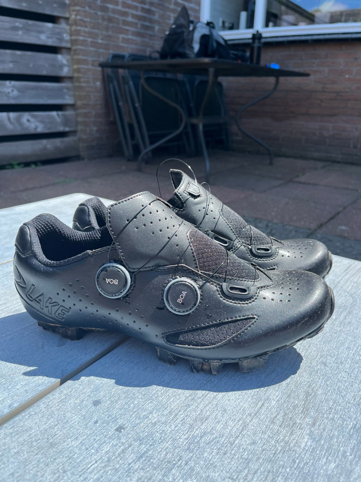 LAKE MX190-X MOUNTAINBIKESCHOENEN maat 45, Fietsen en Brommers, Fietsaccessoires | Fietskleding, Ophalen of Verzenden, Zo goed als nieuw
