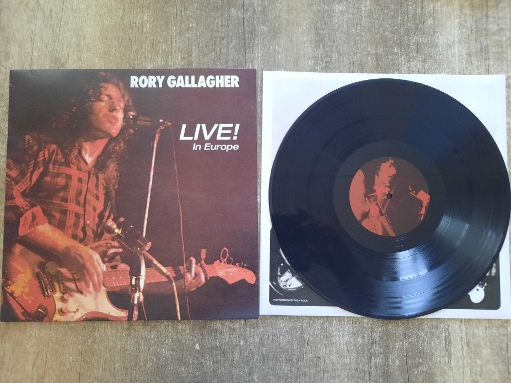 Rory Gallagher – Live! In Europe,2018,lp,elpee, LP, Pop, Ophalen of Verzenden, Zo goed als nieuw