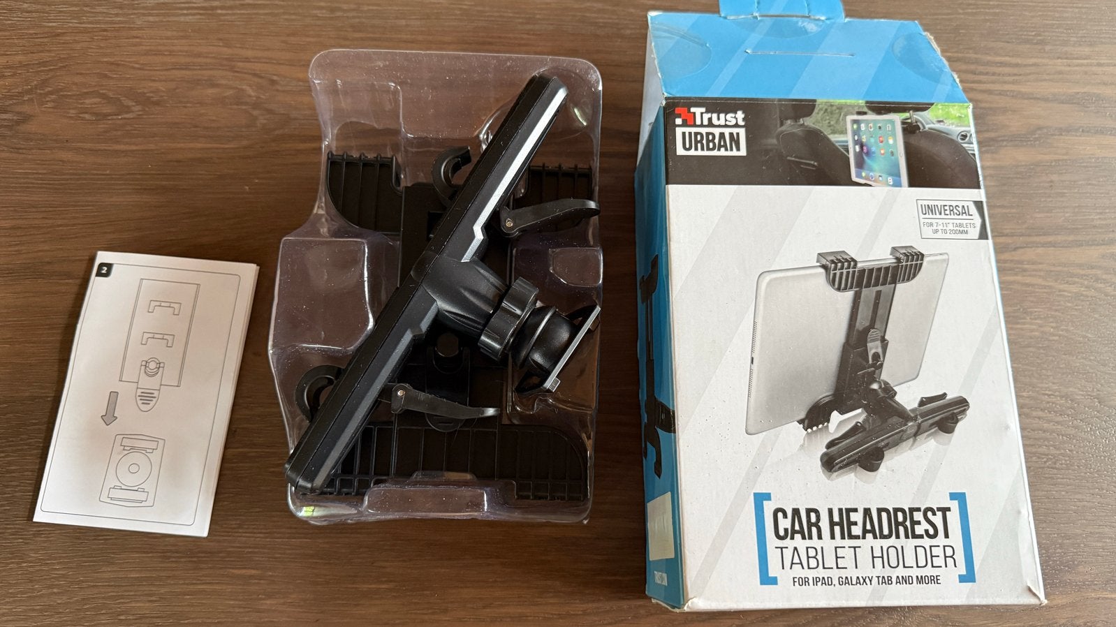 Trust Urban Auto Hoofdsteun Tablet Houder, Auto diversen, Ophalen of Verzenden, Zo goed als nieuw