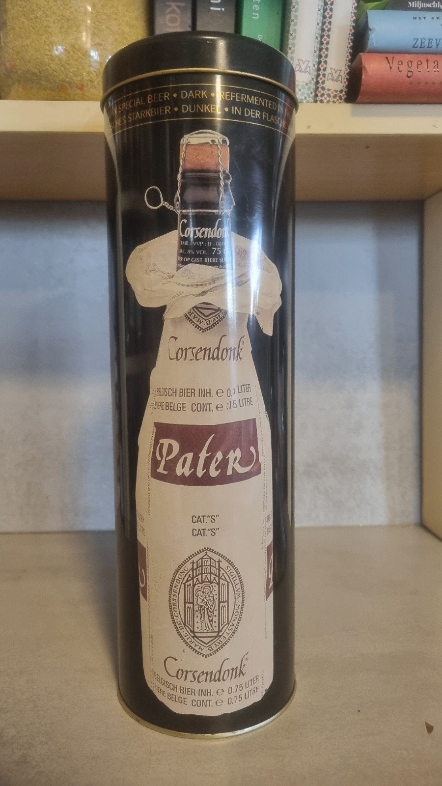 Corsendonk 75cl + koker: Beer of the Year 2000, tht '01, Verzamelen, Ophalen of Verzenden, Zo goed als nieuw, Flesje(s), Overige merken