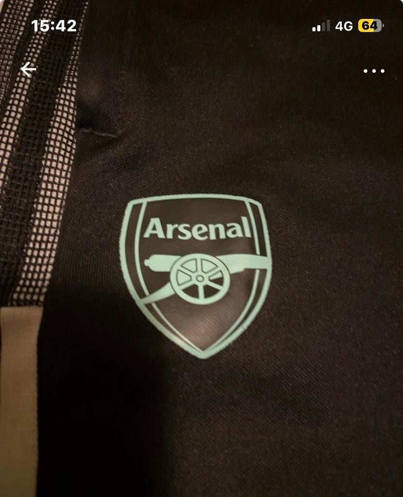Adidas Arsenal Trainingsbroek Zwart Heren, Maat 48/50 (M), Zwart, Ophalen of Verzenden, Zo goed als nieuw