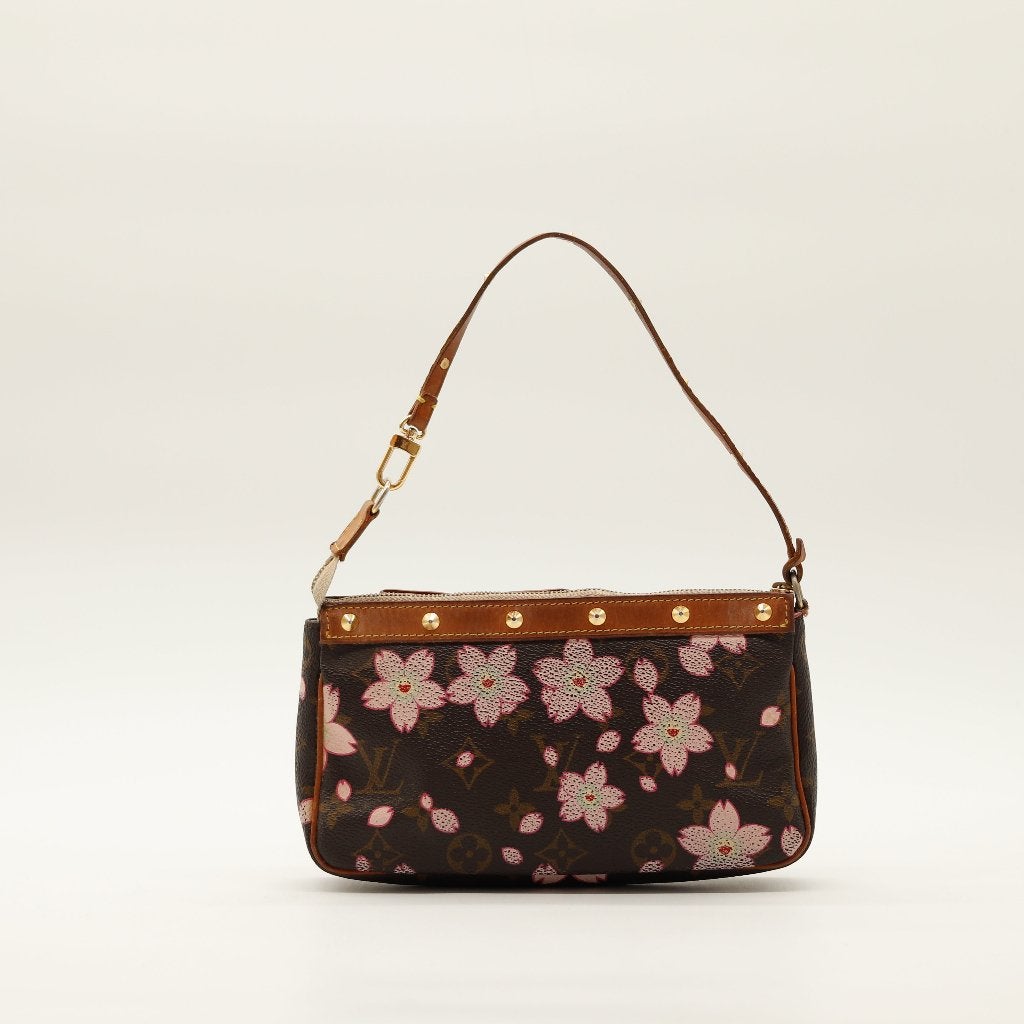 Louis Vuitton Accessoires Murakami clutch, Verzenden, Gebruikt, Bruin, Avondtasje