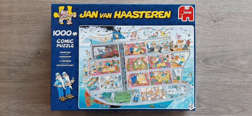 JAN VAN HAASTEREN  1000 STUKJES, Hobby en Vrije tijd, Denksport en Puzzels, Ophalen of Verzenden, 500 t/m 1500 stukjes, Zo goed als nieuw