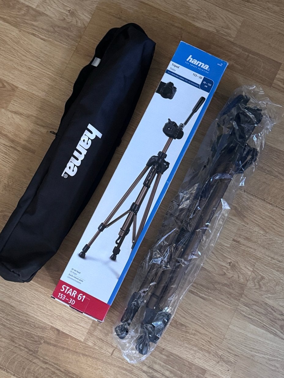 Hama Statief Star 61, Met waterpas, Nieuw, Hama, 150 tot 175 cm