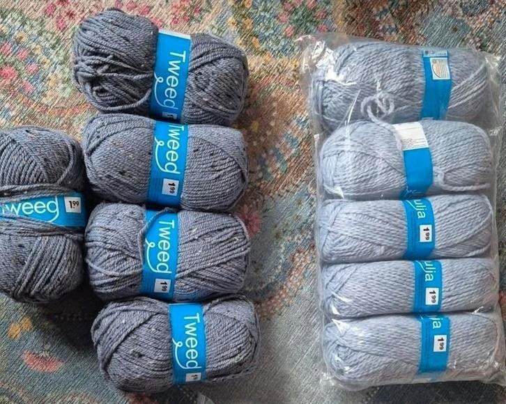 Wol Tweed en ander garen - Diverse kleuren, Hobby en Vrije tijd, Breien en Haken, Ophalen of Verzenden