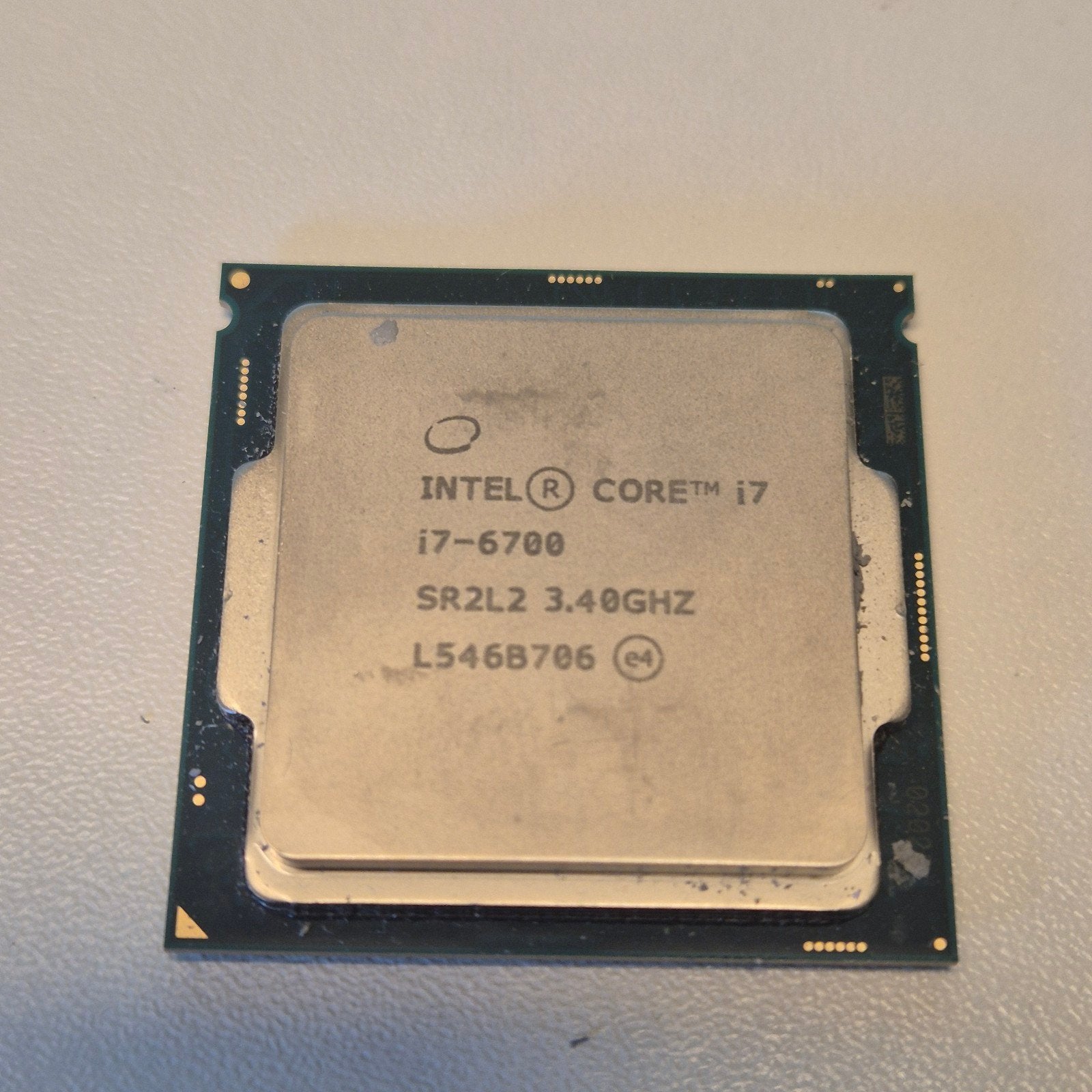 Intel Core i7-6700 Socket 1151 processor, Computers en Software, Processors, Gebruikt, 3 tot 4 Ghz, Verzenden