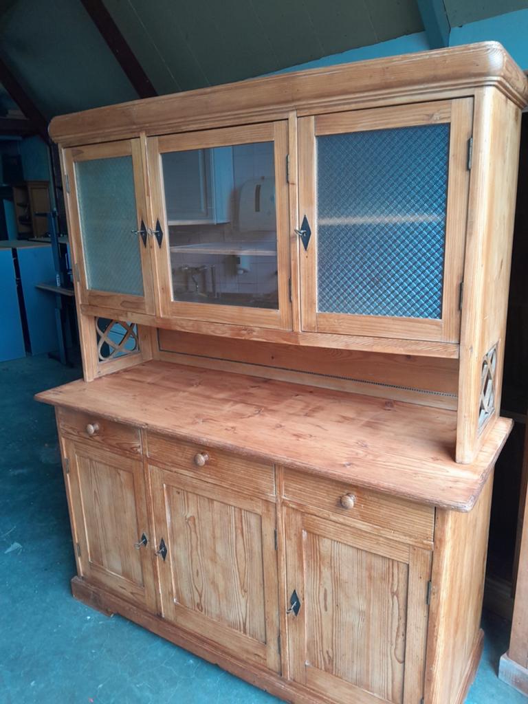 Oud Grenen buffetkast, Ophalen, Gebruikt, 50 tot 75 cm, 150 tot 200 cm