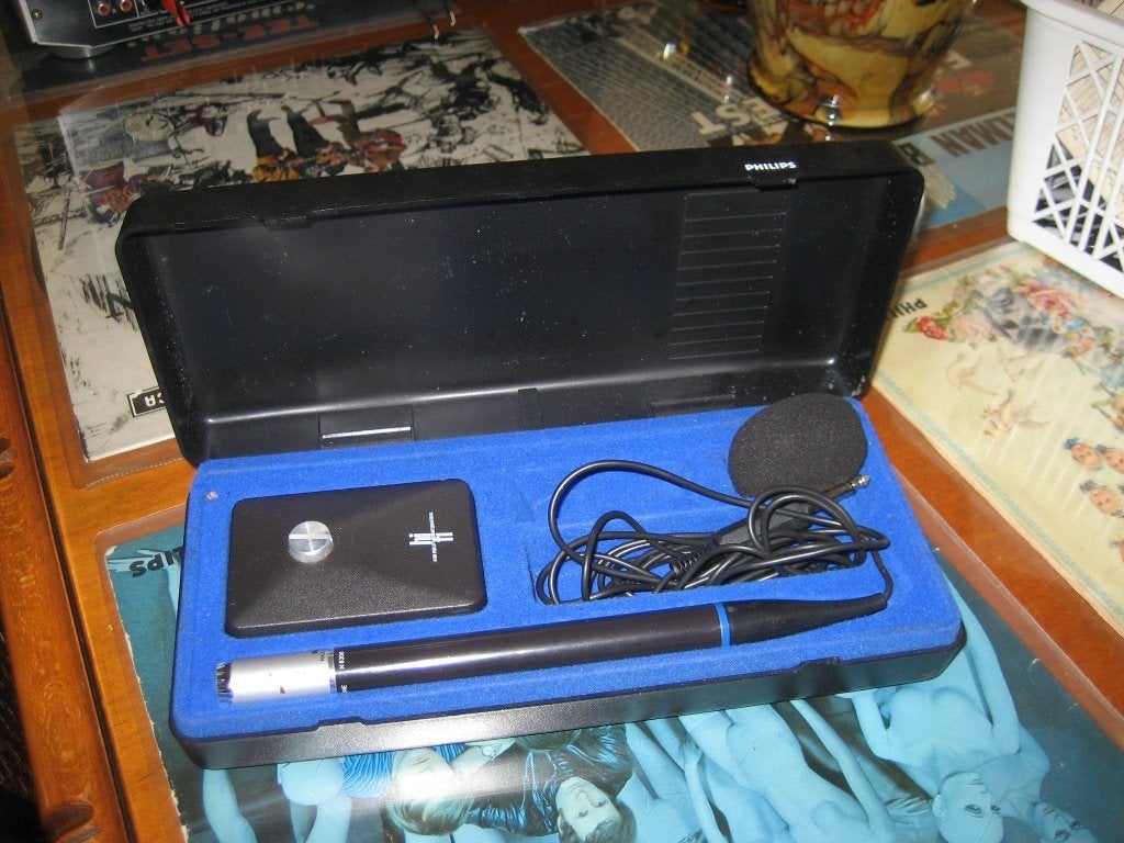 Philips hifi microphone set in orginele doos, Ophalen of Verzenden, Refurbished