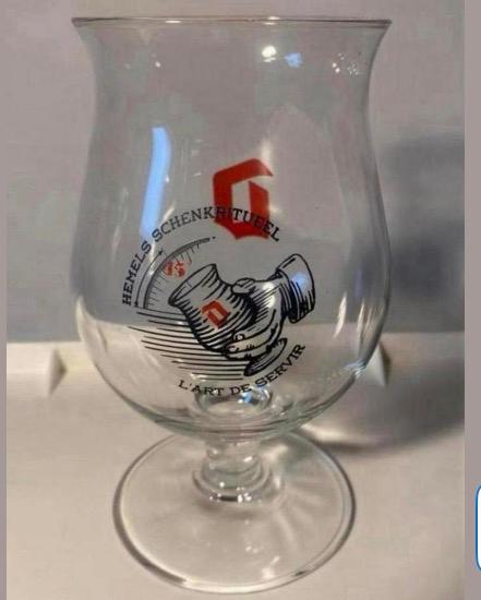 Duvel bierglas op voet. Hemels schenkritueel L’ art servir., Ophalen of Verzenden, Zo goed als nieuw, Glas of Glazen, Duvel