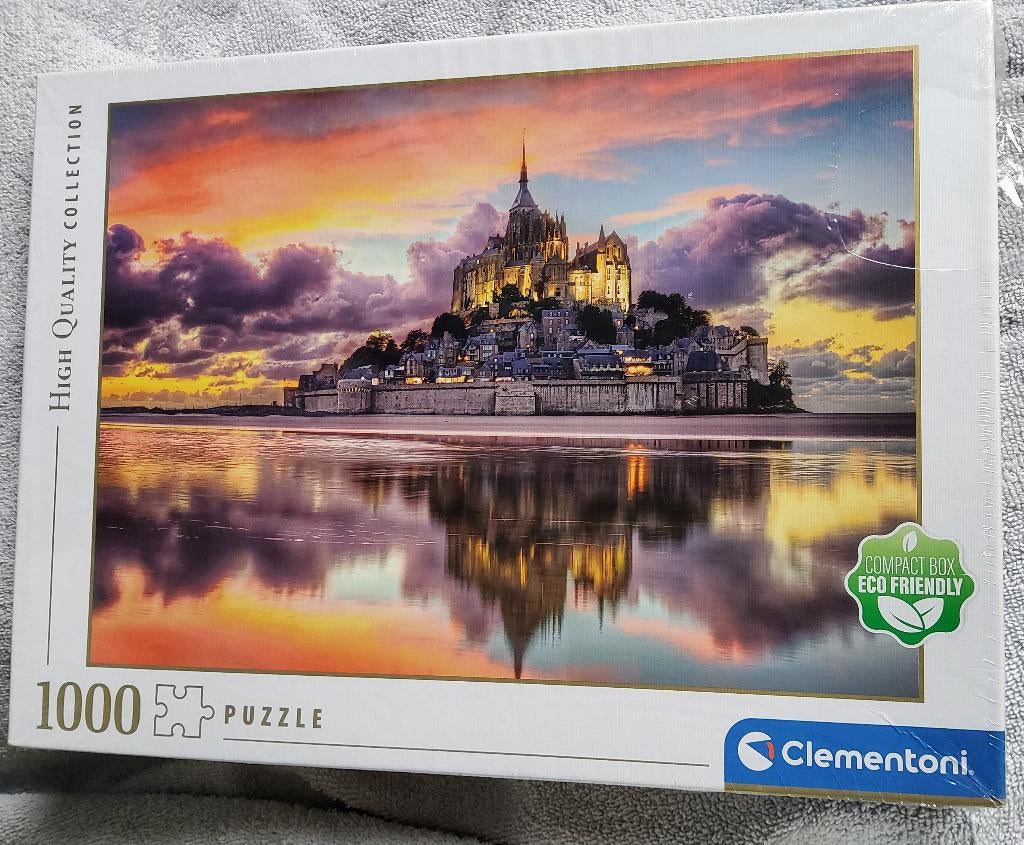 NIEUW, puzzel Mont St Michel, 1000stukjes, Ophalen of Verzenden, 500 t/m 1500 stukjes, Nieuw, Legpuzzel
