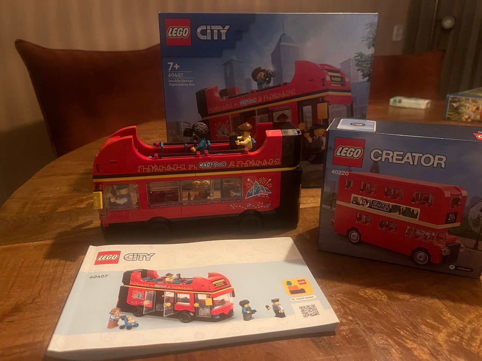 Lego dubbeldekker 60407 en 40220, Ophalen of Verzenden, Zo goed als nieuw
