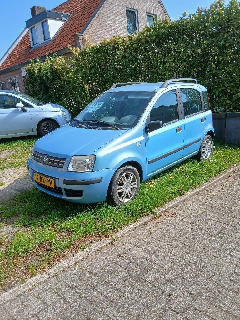 Fiat Panda 1.2 2005 Blauw, Auto's, Fiat, Voorwielaandrijving, Stof, Origineel Nederlands, Handgeschakeld