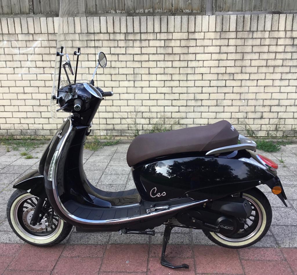 Nimoto Ceo 50 scooter z.g.a.n. met 01462 km origineel. 25km., Zo goed als nieuw, Benzine, Ophalen, Overige merken