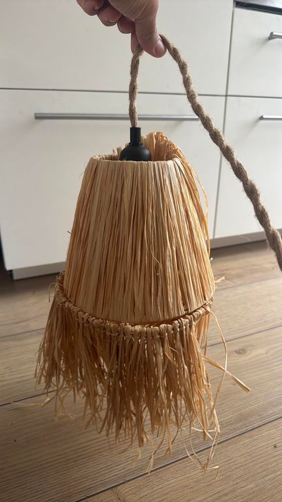 Riete lamp, Ophalen, Zo goed als nieuw, E27 (groot), Led-lamp