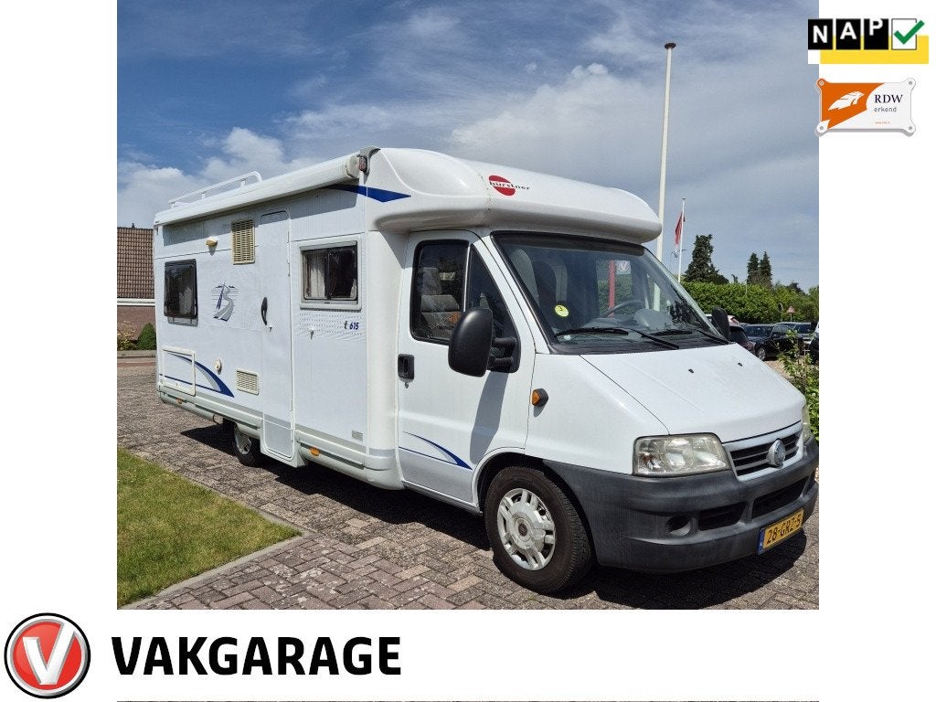 Bürstner TEILINTEGRI camper Standaard (bj 2006), Caravans en Kamperen, Campers, Ringverwarming, Luifel, Bedrijf, Watertank (Afval)