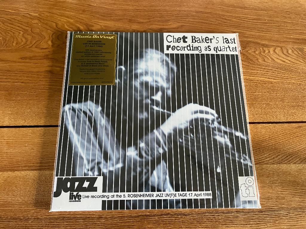 Chet Baker-Live in Rosenheim, Ophalen of Verzenden, Nieuw in verpakking, 12 inch, Jazz